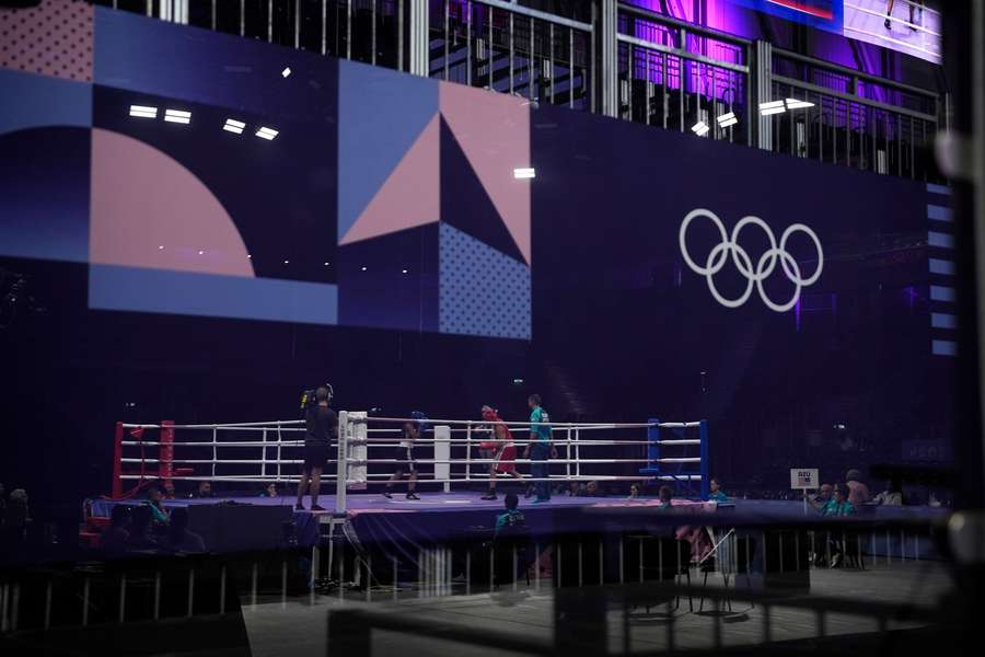 Ringul olimpic de box de la Paris