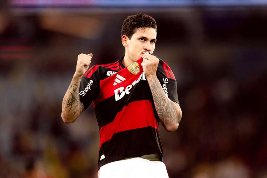 Pedro marcou dois gols na vitória contra o Sampaio Corrêa-RJ