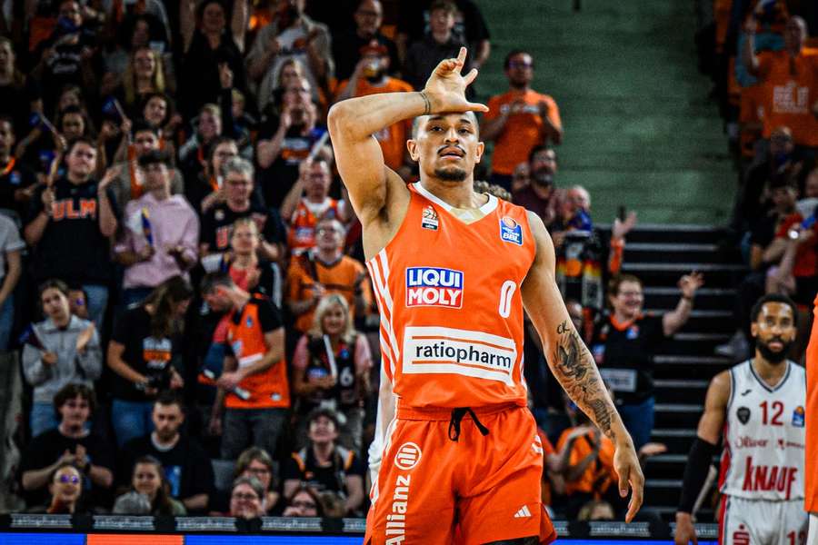 Jubel bei Nelson Weidemann und ratiopharm Ulm.