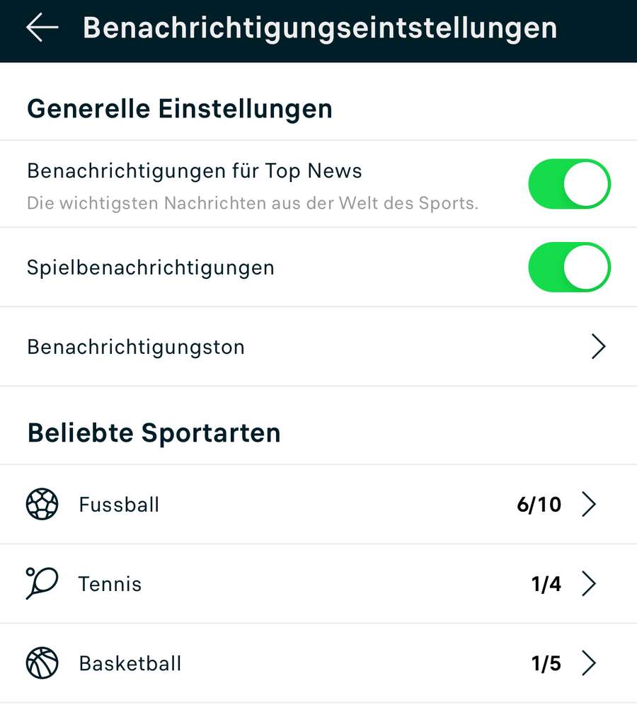 Personalisierte Benachrichtigungen. Personalisierte Benachrichtigungen.