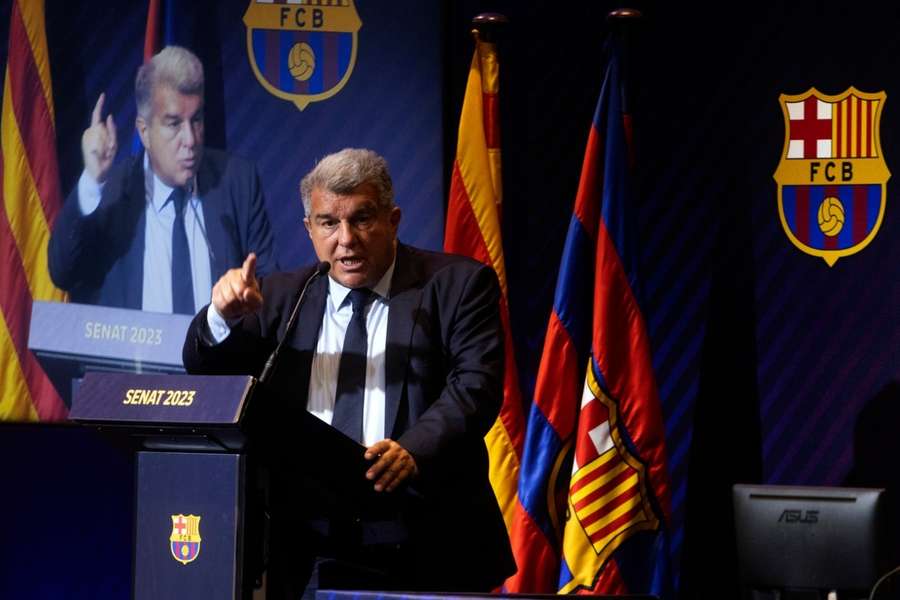 Joan Laporta, prezydent Barcelony