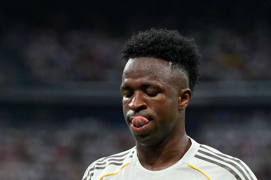 Vinícius Júnior não completou a partida contra o Espanyol