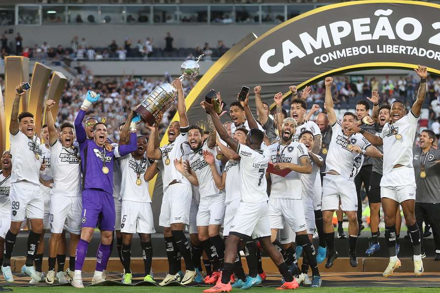 O Botafogo é o atual campeão da Libertadores