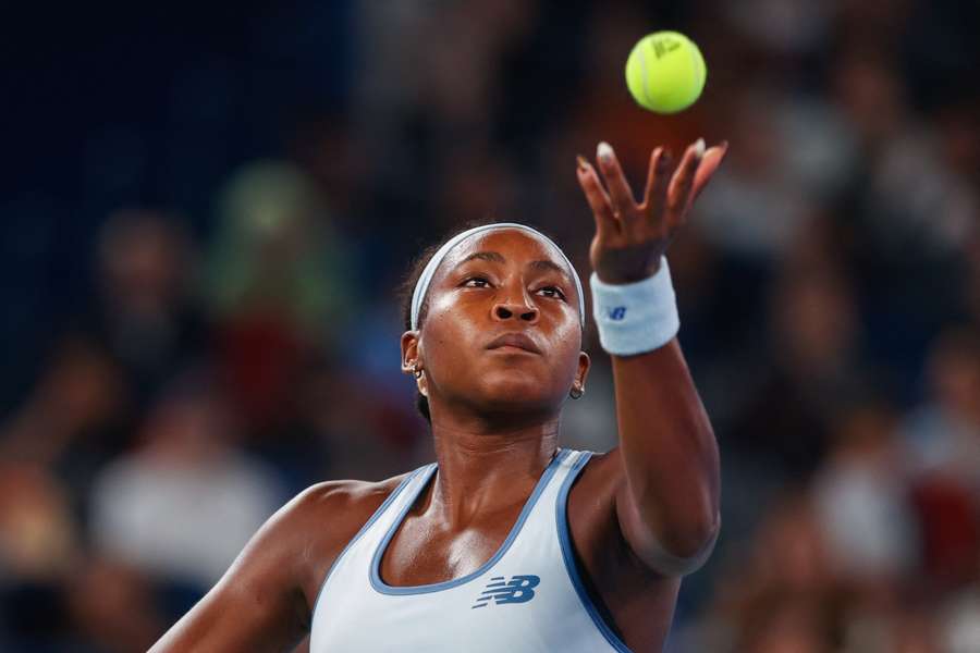 Gauff à Wuhan.