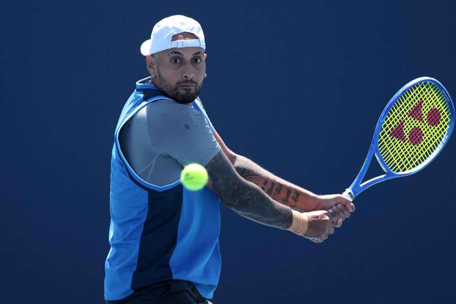 Kyrgios à Miami en mars 2025.