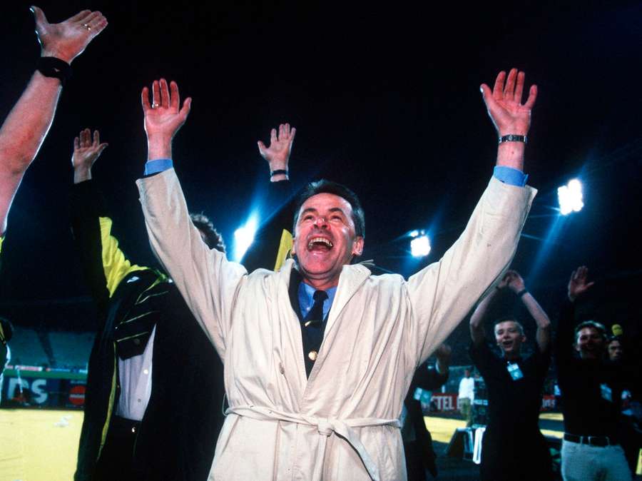 Hitzfeld beim Champions-League-Triumph 1997