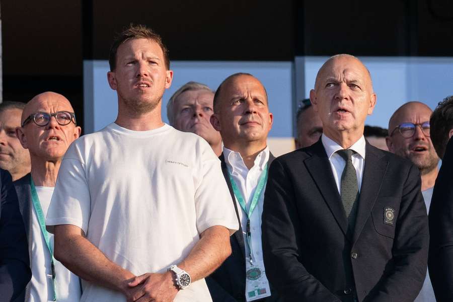 Julian Nagelsmann an der Seite von Bernd Neuendorf