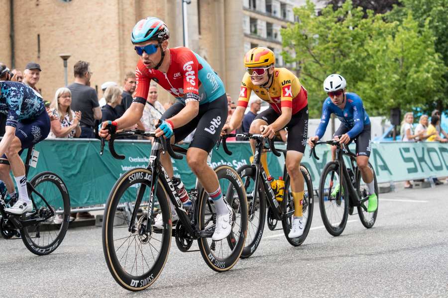 Andreas Kron (forrest) sigter nu mod årets Vuelta a España.