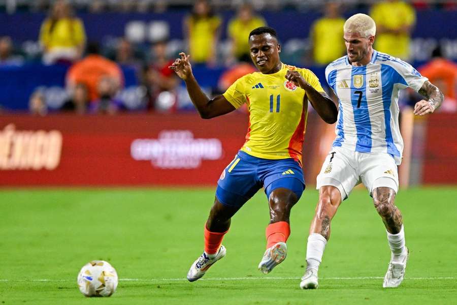 De Paul e Arias na final da Copa América