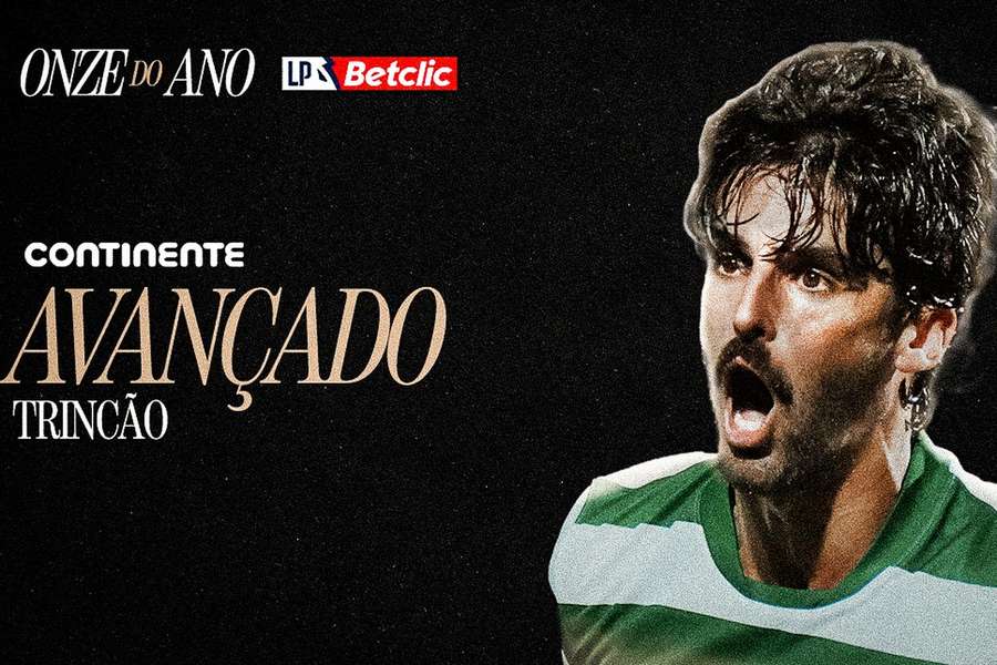 Trincão faz parte do onze do ano Trincão faz parte do onze do ano
