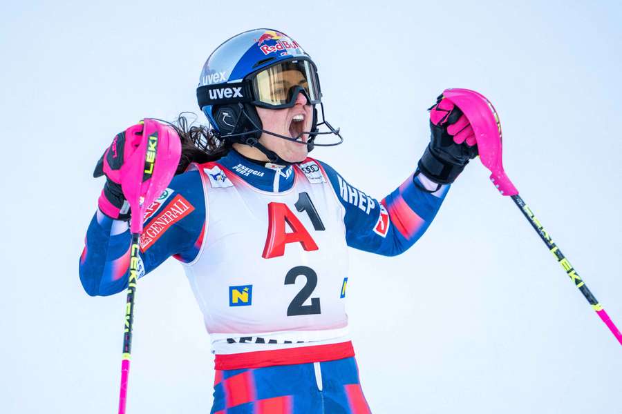 Zrinka Ljutic après la seconde manche.