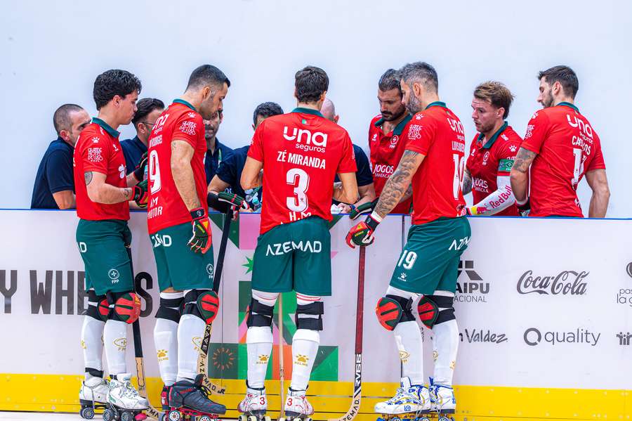 Seleção portuguesa caiu nas meias-finais de hóquei
