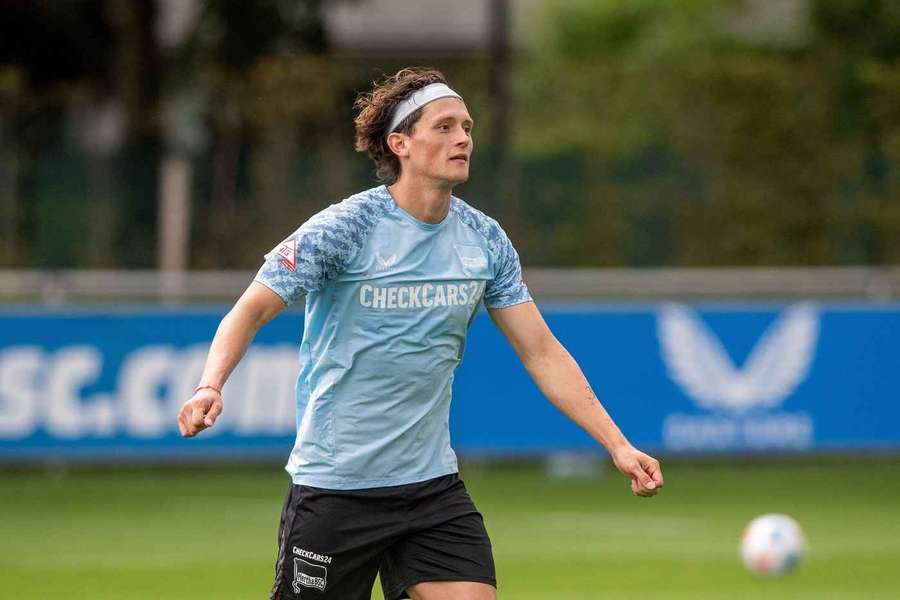 Fabian Reese im Hertha-Training