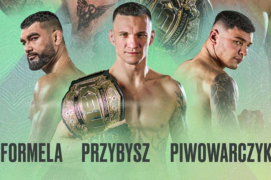 Przybysz będzie bronił pasa w ERGO ARENIE. Do klatki wejdą też Formela i Piwowarczyk