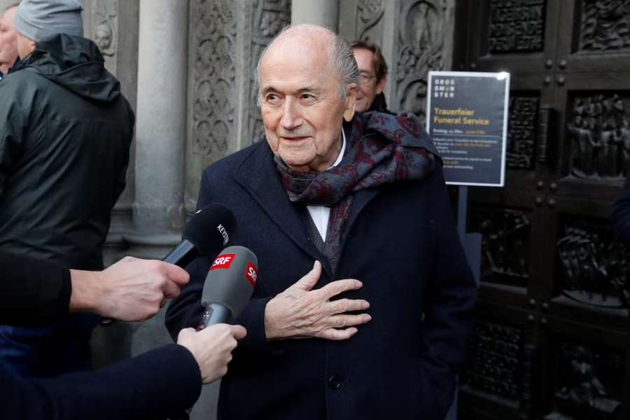 Former FIFA head Blatter says Iran should be barred from World Cup