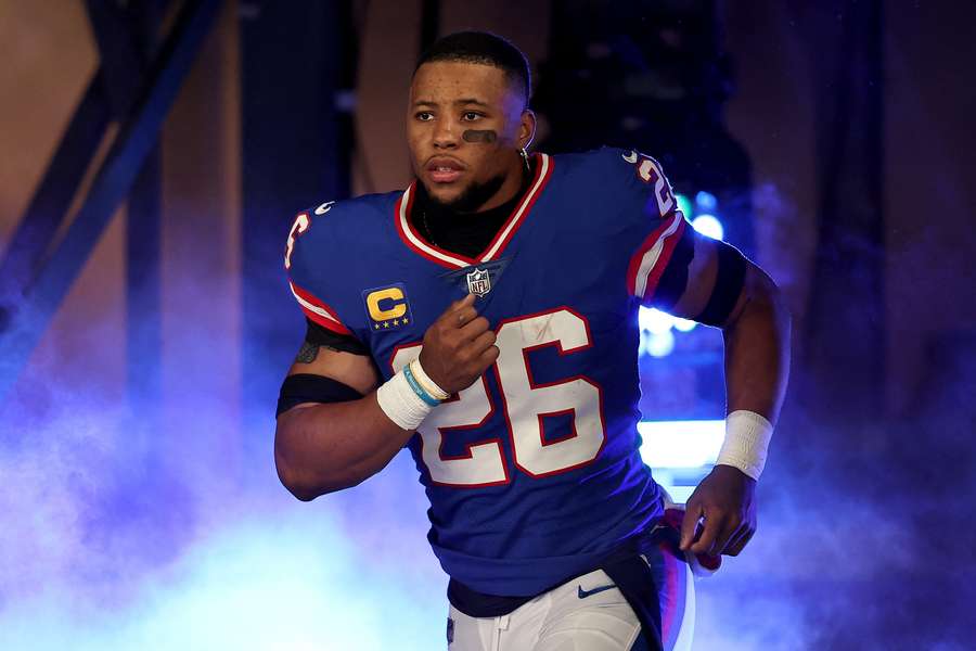 Saquon Barkley kijkt mogelijk weer tegen een franchise tag aan