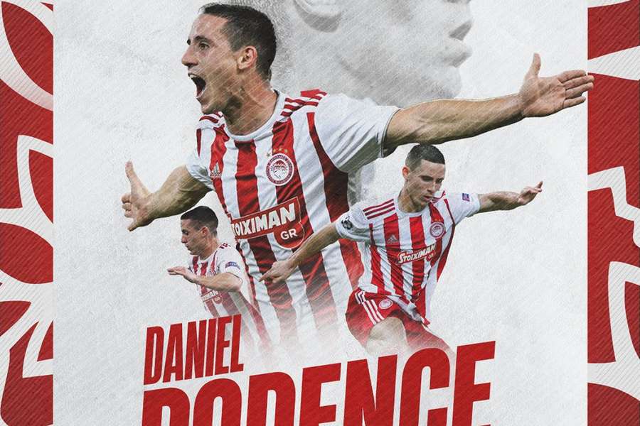 Daniel Podence regressa ao Olympiacos