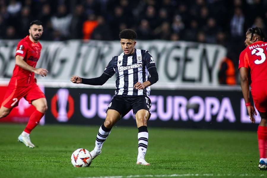 Taison a evoluat o singură repriză cu FCSB, fiind eliminat pentru proteste în minutul 45+1 al întâlnirii de la Salonic 