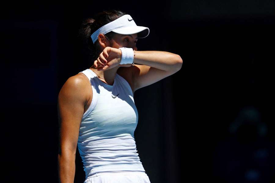 Raducanu en el Abierto de Australia