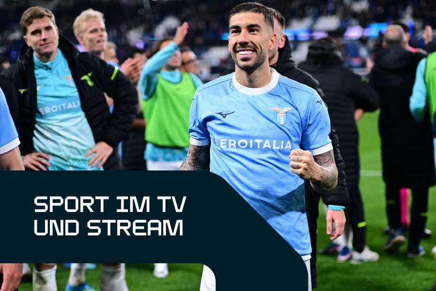 Sport live am Mittwoch: Lazio Rom will eine verkorkste Saison mit dem Titel in der Coppa Italia retten.