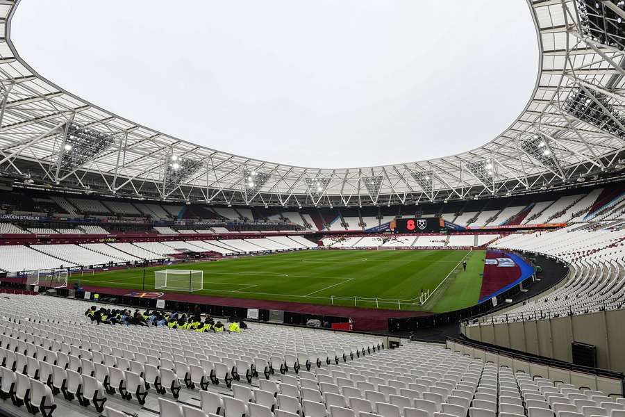 Vista geral do Estádio de Londres
