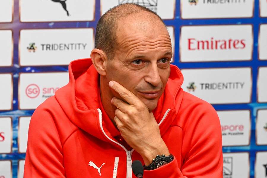 Massimiliano Allegri, entrenador del Milan