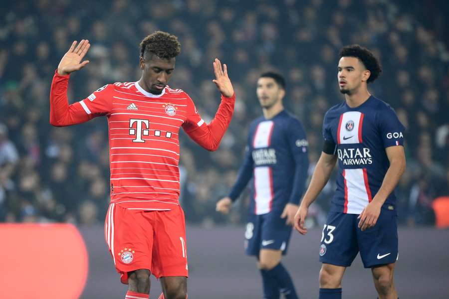 Coman não comemorou em respeito ao PSG, onde foi formado