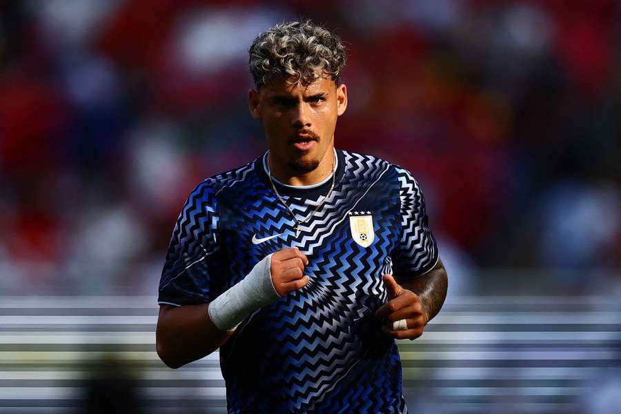 Maxi Araújo fez dois golos pelo Uruguai no Mundial-2026 Maxi Araújo fez dois golos pelo Uruguai no Mundial-2026