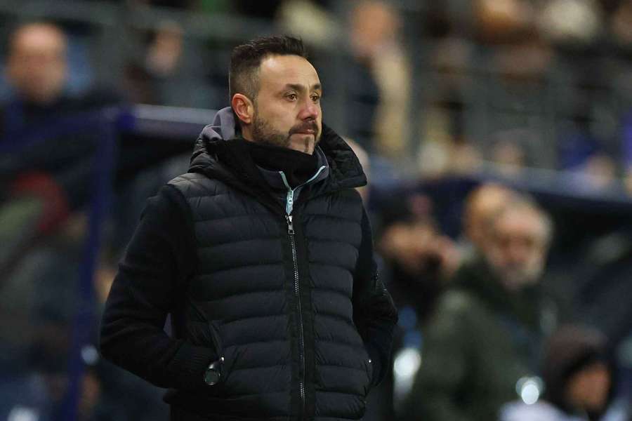 Roberto De Zerbi, la semaine dernière.