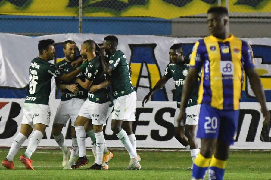 Palmeiras eliminou o Delfín, do Equador, nas oitavas de final da Copa Libertadores de 2020