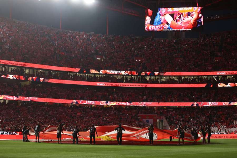 Estádio da Luz recebe o jogo entre Benfica e AVS