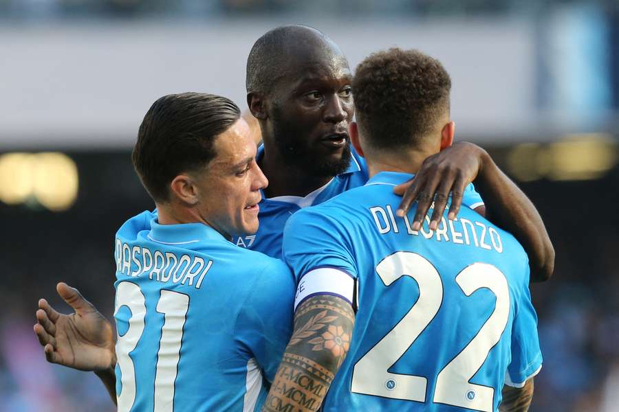 Lukaku fez um dos gols da vitória do Napoli