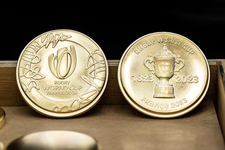 A 100 días del Mundial de rugby Francia 2023 quedan reveladas las medallas