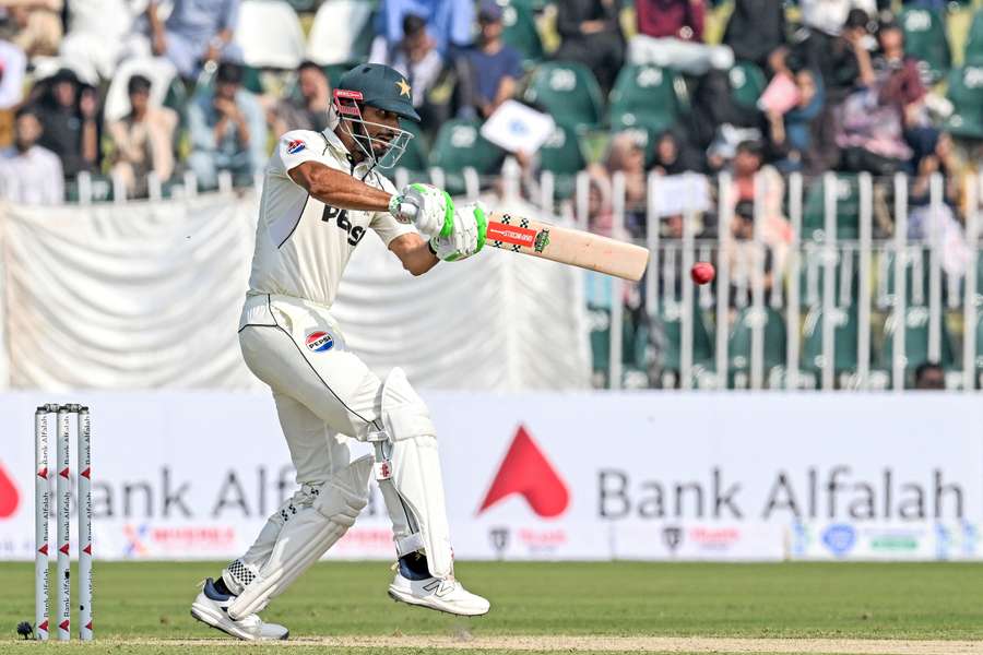 Pakistan captain Shan Masood scored 87 on day one. 