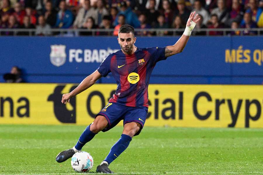 Ferran Torres, el tiburón del Barça, marcó dos goles al Getafe