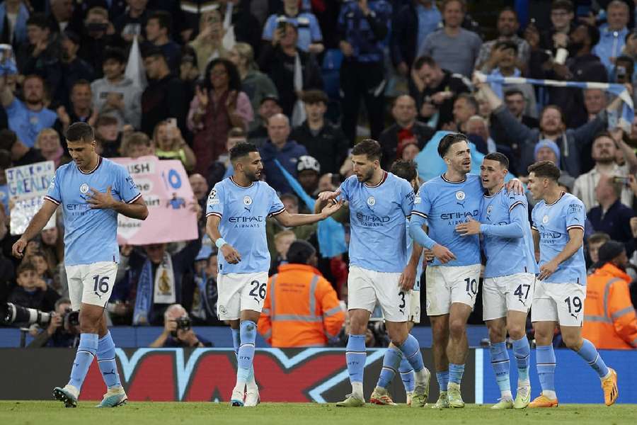 City celebrate against Real Madrid