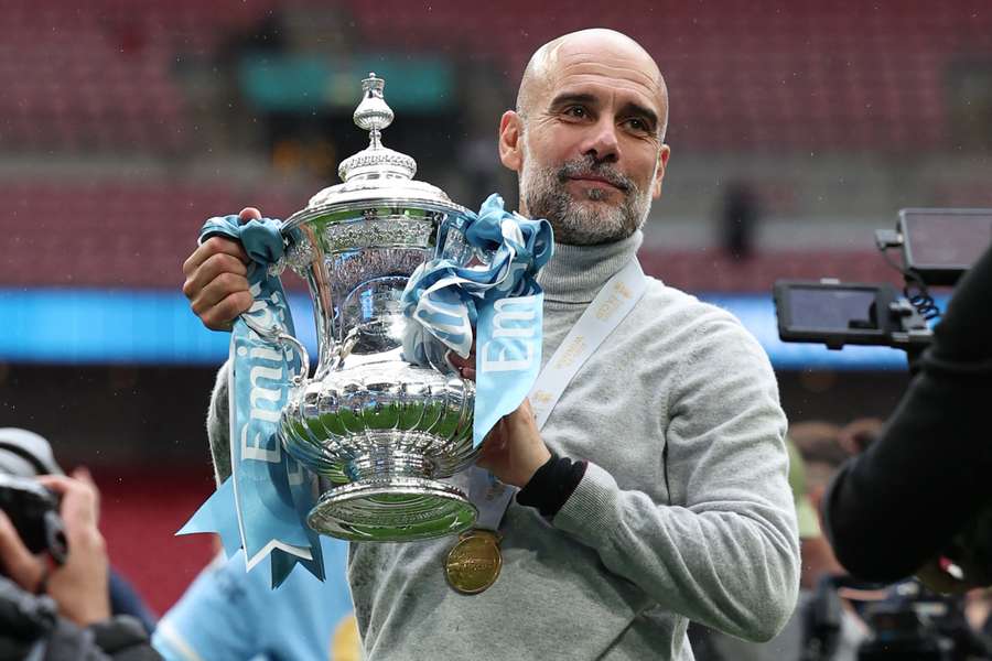 A Copa da Inglaterra foi a última conquista de Pep Guardiola pelo Manchester City