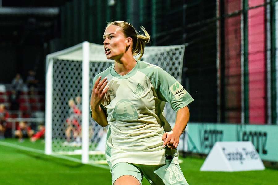Juliane Wirtz steht mit Bremen im Finale des DFB-Pokals