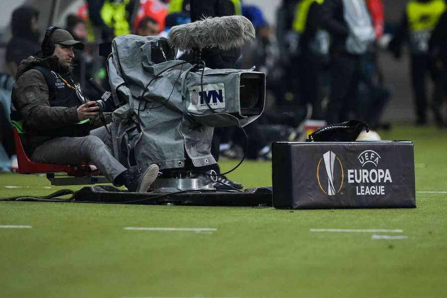 Cameraman la partidă de Europa League