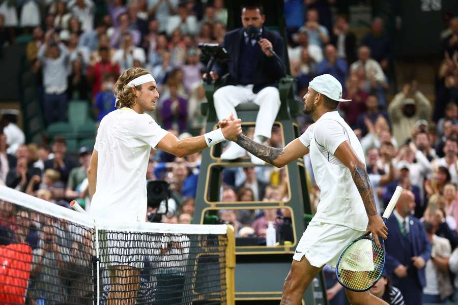 Nextflix covered the fiery Wimbledon clash between Tsitsipas and Kyrgios last year