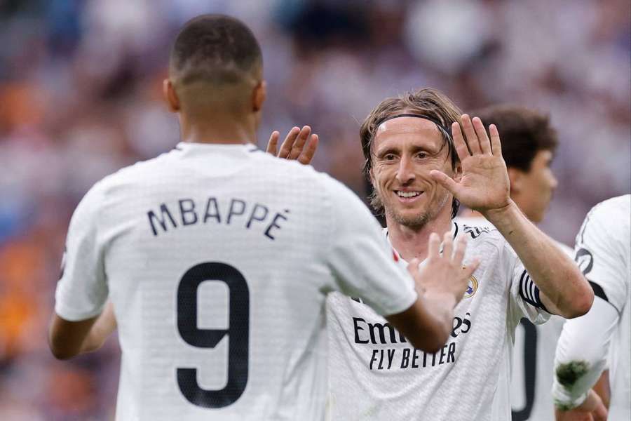 Mbappé y Modric