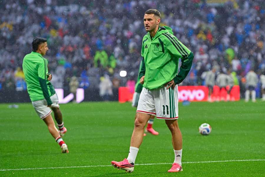 Santiago Giménez esteve no Mundial-2026 com o México Santiago Giménez esteve no Mundial-2026 com o México