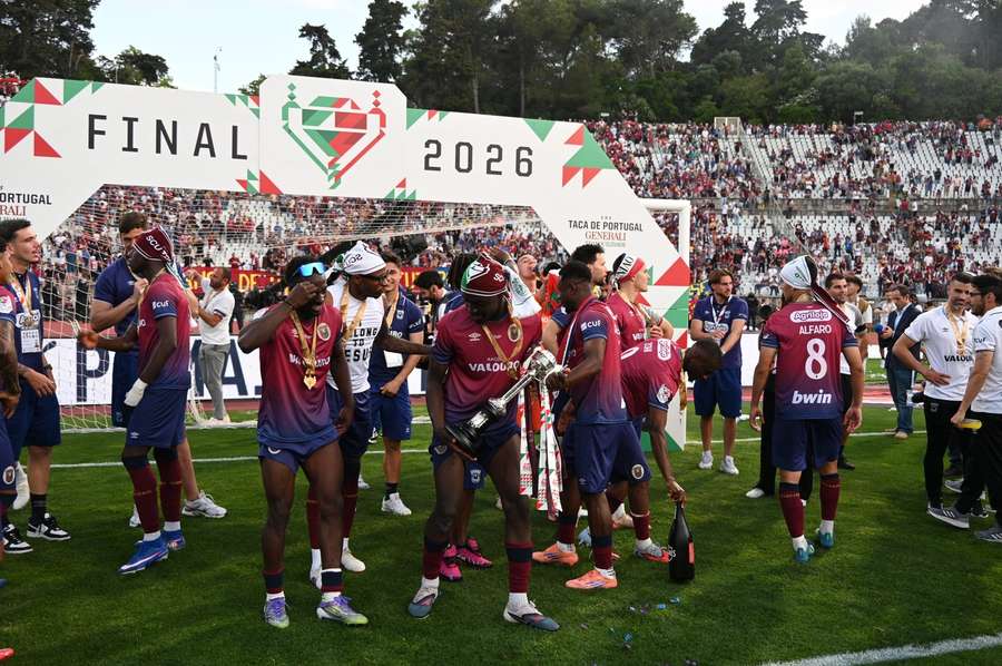 A festa do Torreense no Estádio Nacional, no Jamor A festa do Torreense no Estádio Nacional, no Jamor