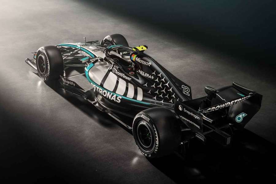 The 2026 Mercedes F1 car