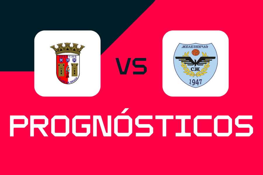 SC Braga - Zeleznicar: Prognósticos, melhores apostas e odds (Liga Conferência)