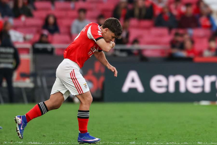 Gonçalo Moreira estreou-se na equipa principal do Benfica