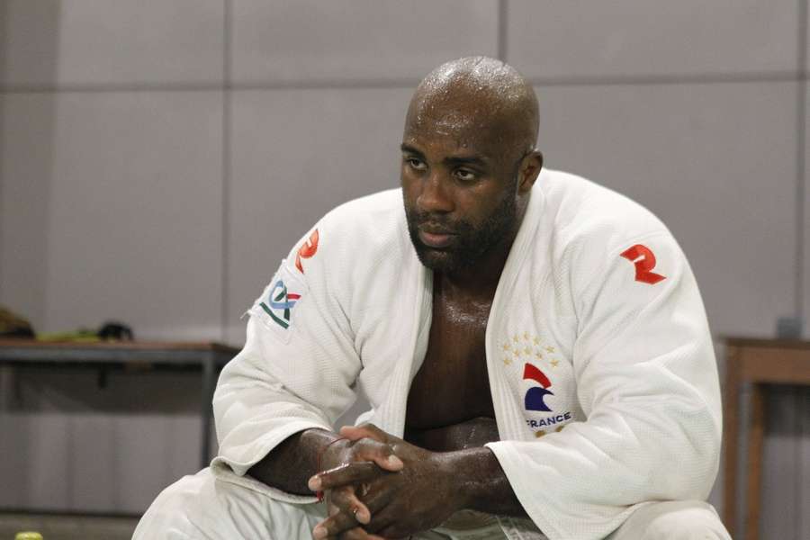 Teddy Riner, à l'entrainement cet été. 