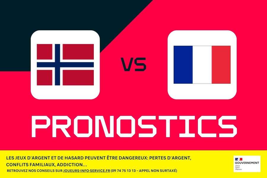 Norvège - France : pronostics CDM, meilleurs paris et cotes (3eme journée)