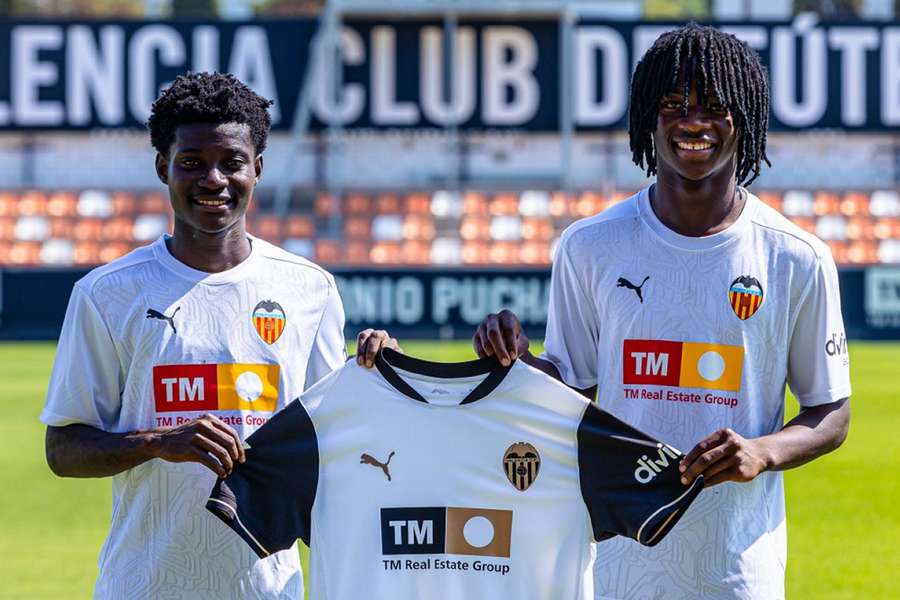 From Ghana Angels academy to Valencia: Ali Fadal and Leslie Okai reunited after two years