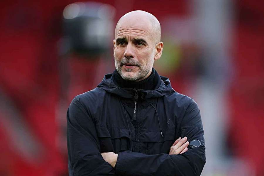 Manažer Manchesteru City Pep Guardiola.